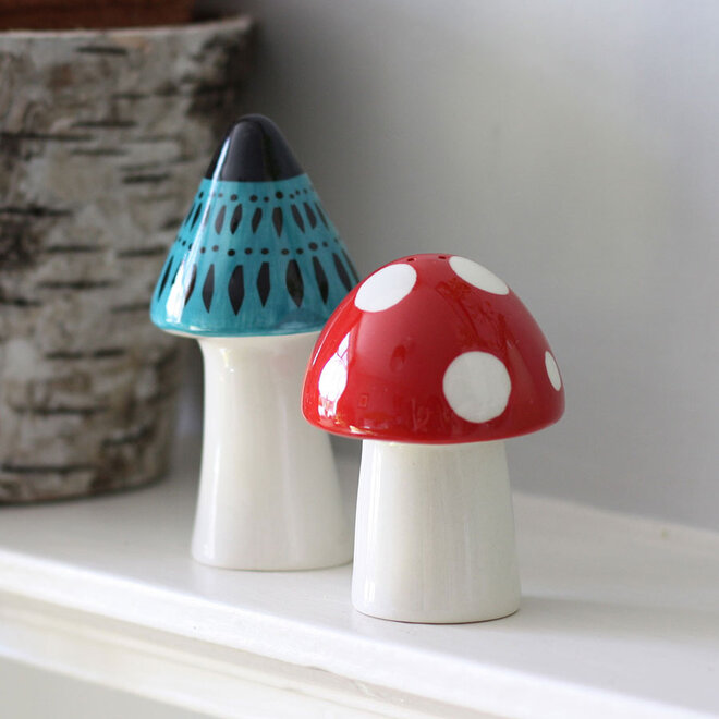 Toadstool Salt & Pepper Shakers