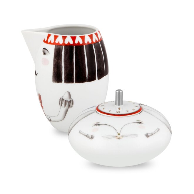 Tea with Alice Sugar Bowl & Milk Jug Gift Box Set