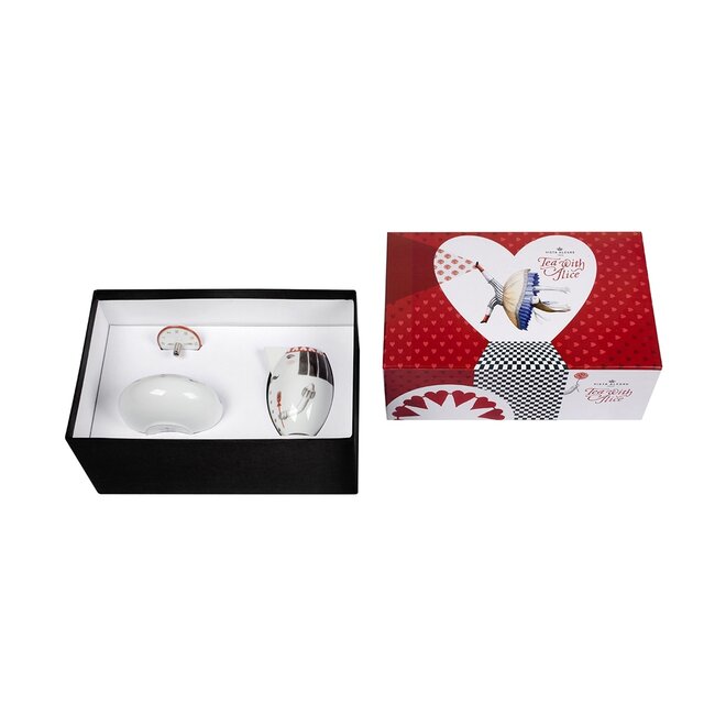 Tea with Alice Sugar Bowl & Milk Jug Gift Box Set