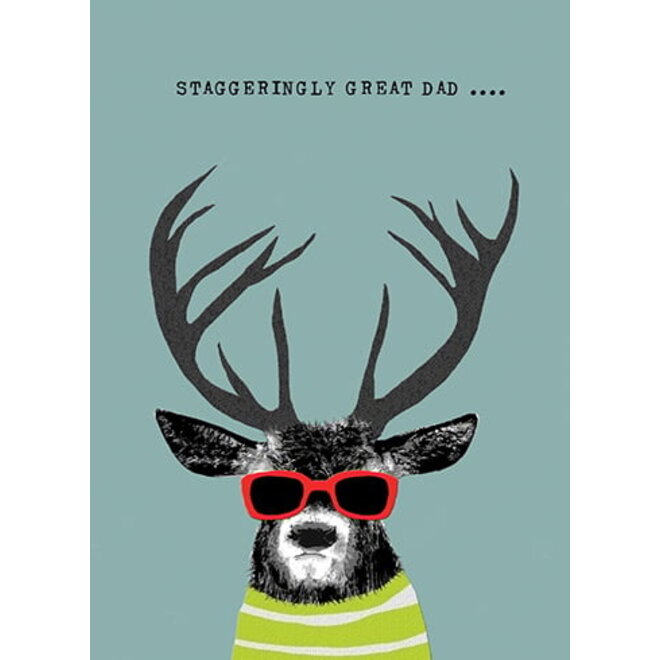 Stag Dad Father's Day Card