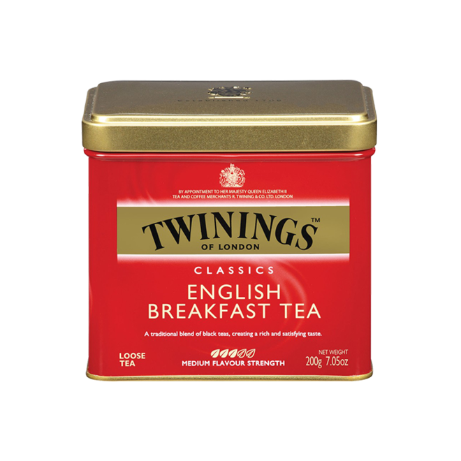 Twinings English Breakfast Loose Tin 200g