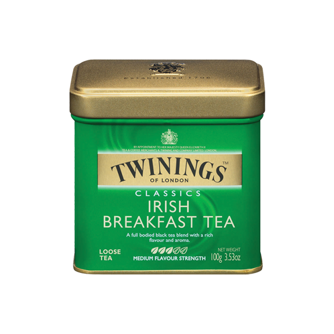 Twinings Irish Breakfast Loose Tin 100g