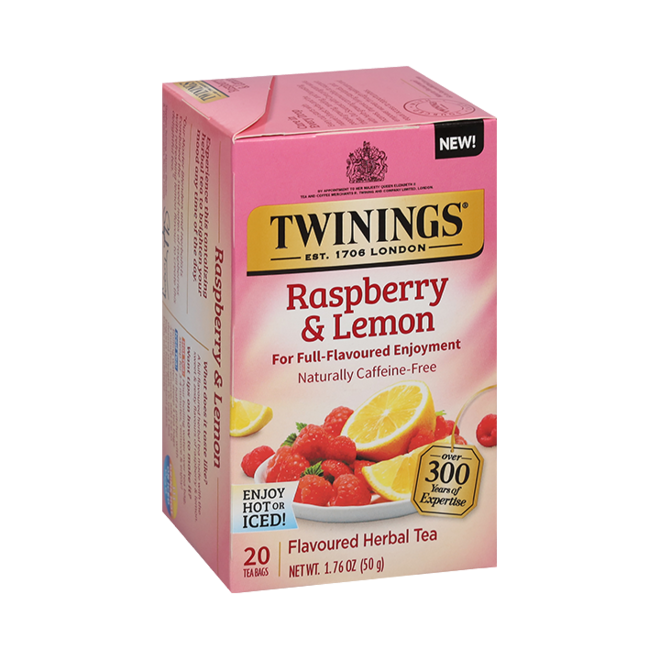 Twinings Raspberry & Lemon Herbal 20s