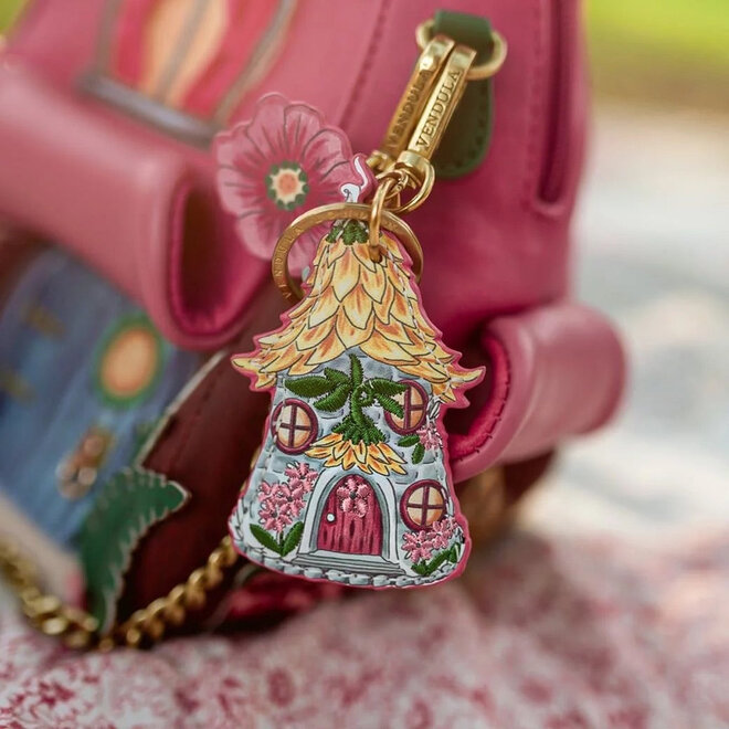 Fairy Village Petal House Key Charm