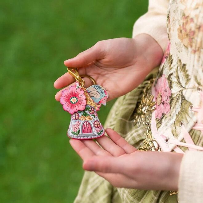 Fairy Village Petal House Key Charm