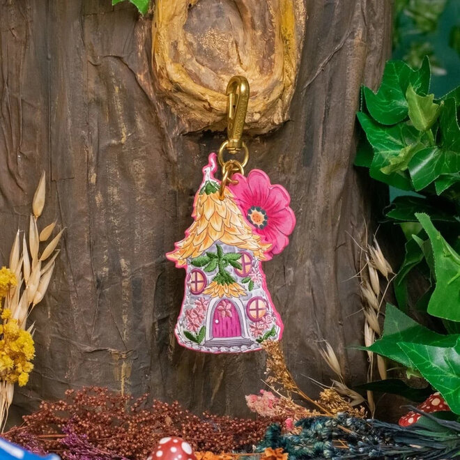 Fairy Village Petal House Key Charm