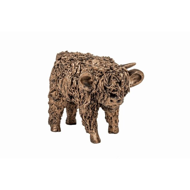 Small Highland Bull Calf Sculpture