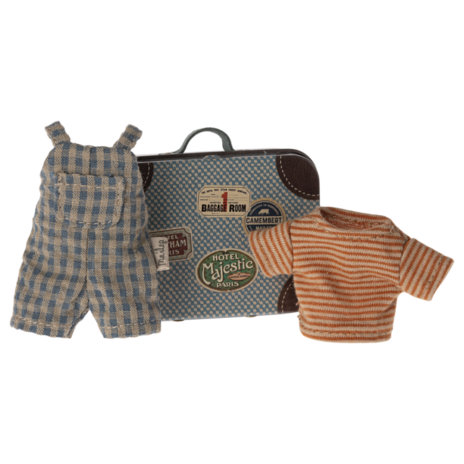 Overalls & Shirt in Suitcase, Big Brother Mouse