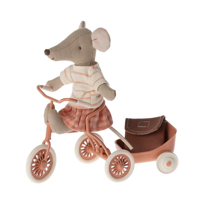 Tricycle Mouse, Big Sister (Coral)