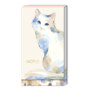 Watercolor Pets White Cat Tall Notepad