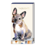 Watercolor Pets Dogs French Bulldog Tall Notepad