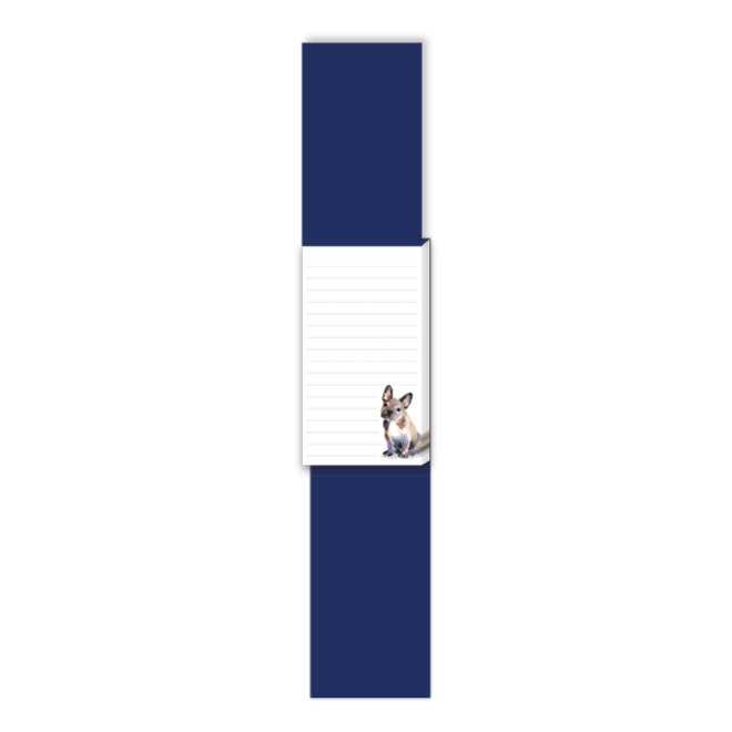 Watercolor Pets Dogs French Bulldog Tall Notepad