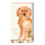 Watercolor Pets Dogs Golden Doodle Tall Notepad