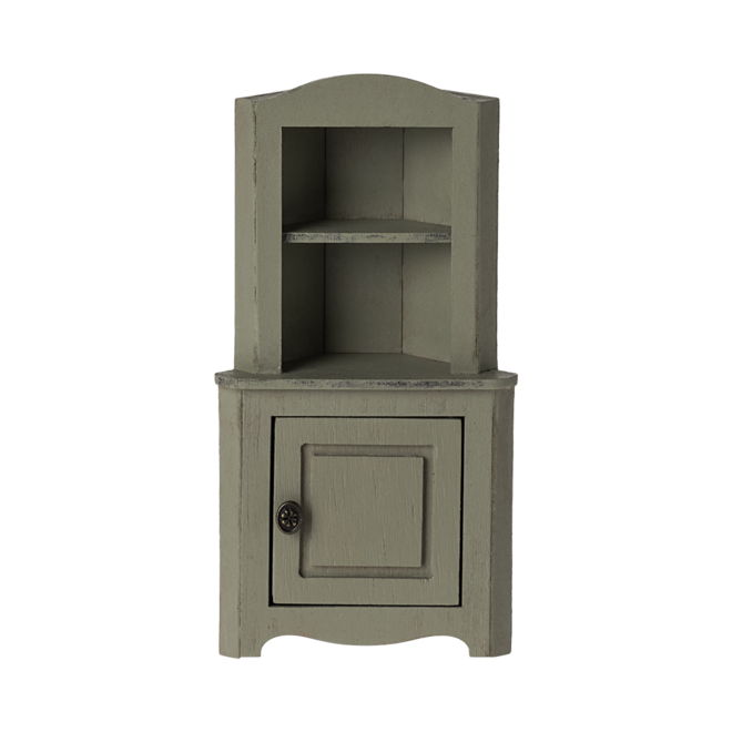 Corner Cabinet, Mouse (Light Green)