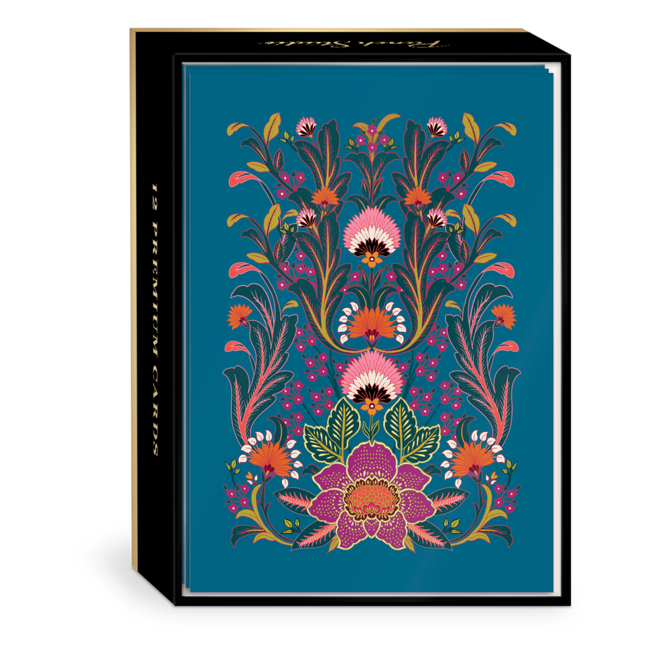 Renaissance Blue Boxed Note Cards