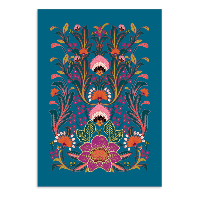 Renaissance Blue Boxed Note Cards
