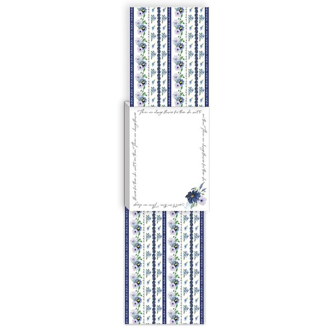 Notable Florals Blue Dahlia Pocket Notepad