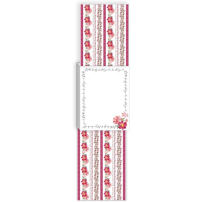 Notable Flowers Peony Pocket Notepad