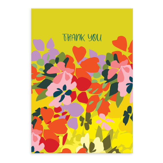 Bold Blooms Yellow Floral Boxed Notecards