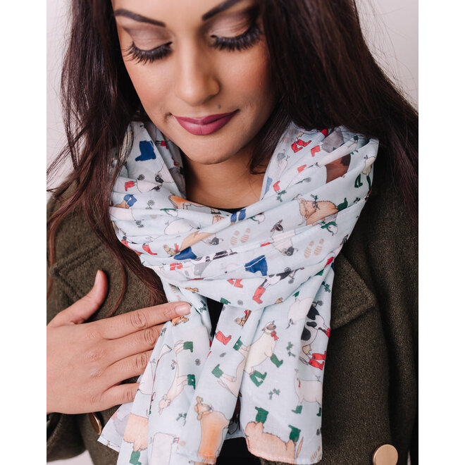 Wellies Recycled Bottle Scarf