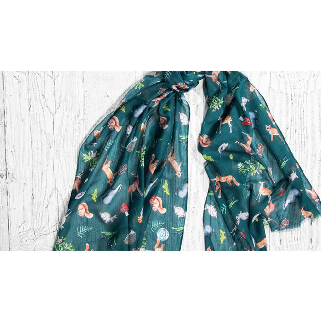 Woodland Recycled Bottle Scarf