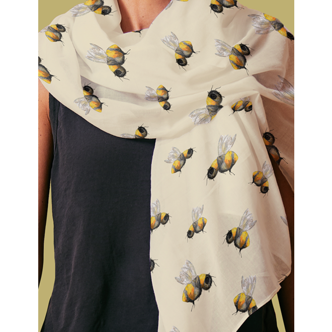 Bees Recycled Bottle Scarf