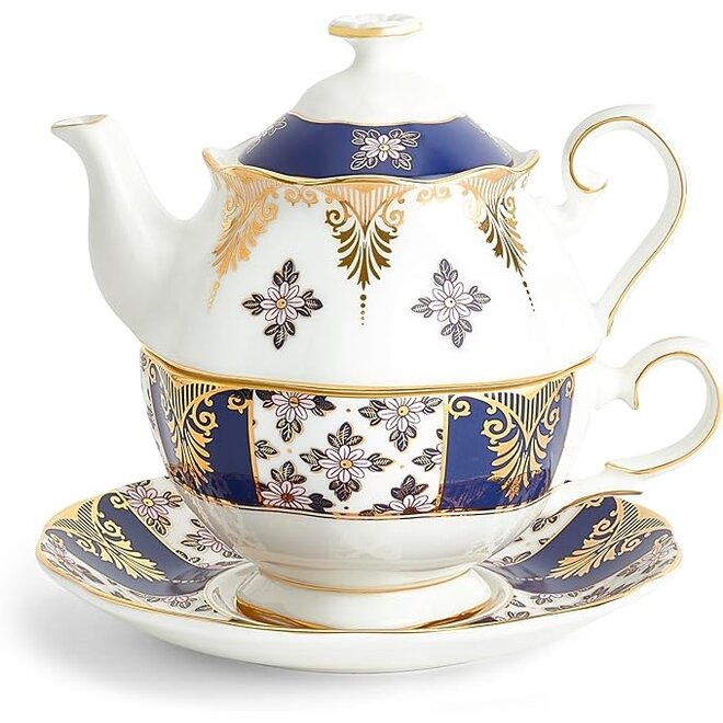 100 Years of Royal Albert 1900 Regency Blue Tea for One