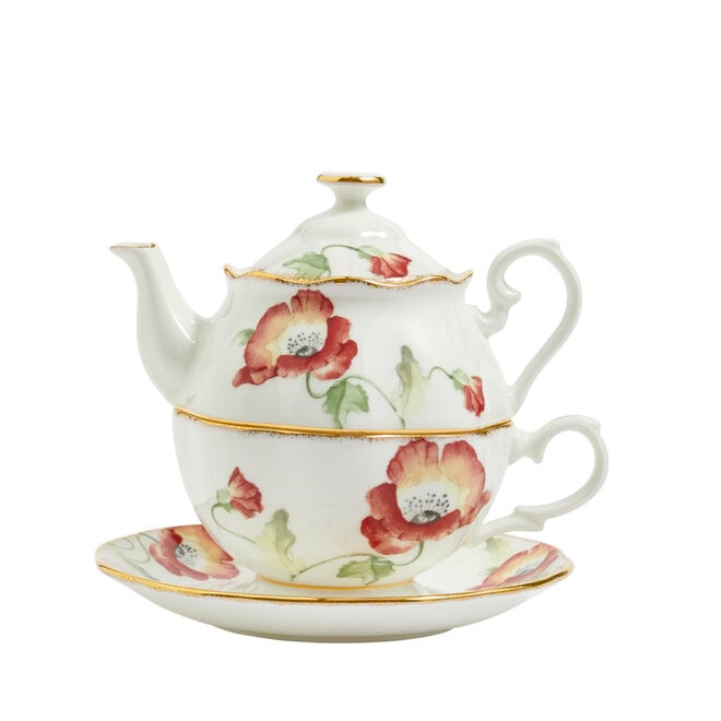 100 Years of Royal Albert 1970 Poppy Tea for One