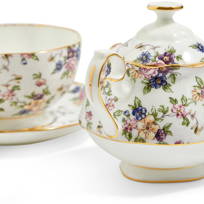 100 Years of Royal Albert 1940 English Chintz Tea for One