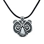 Viking Bear Head Pendant Necklace