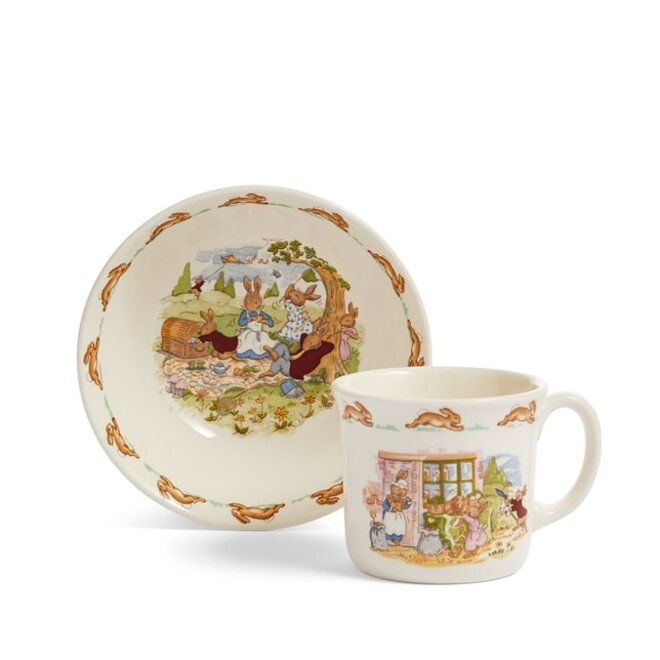 Bunnykins 2-Piece Infant Set (Bowl & One Handled Mug)