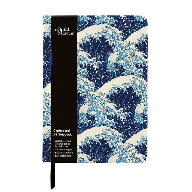 The British Museum Hokusai's Great Wave Clothbound A5 Journal