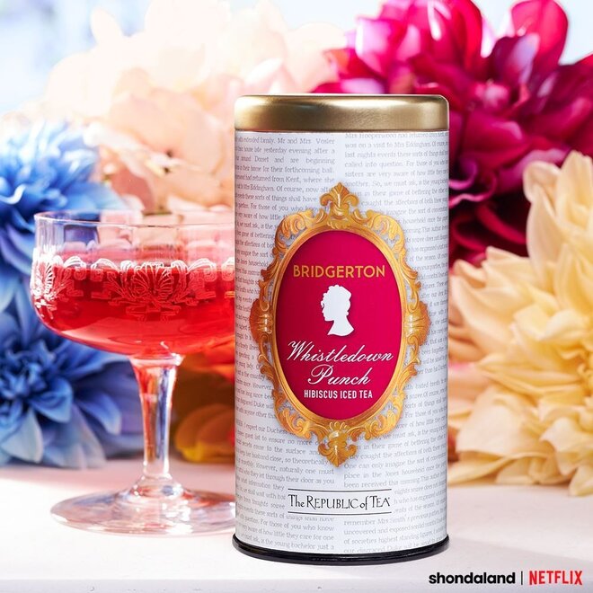 Republic of Tea Bridgerton Whistledown Punch Hibiscus Iced Rooibos 6s