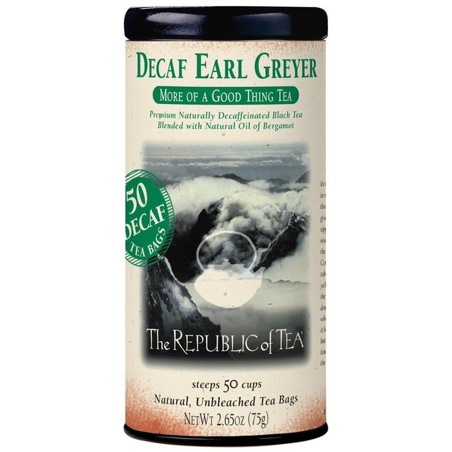 Republic of Tea Decaf Earl Greyer 50s
