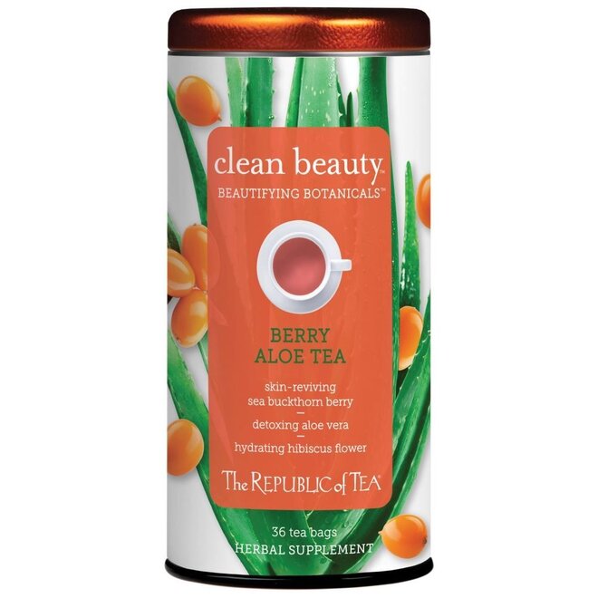 Republic of Tea Clean Beauty Berry Aloe Rooibos 36s