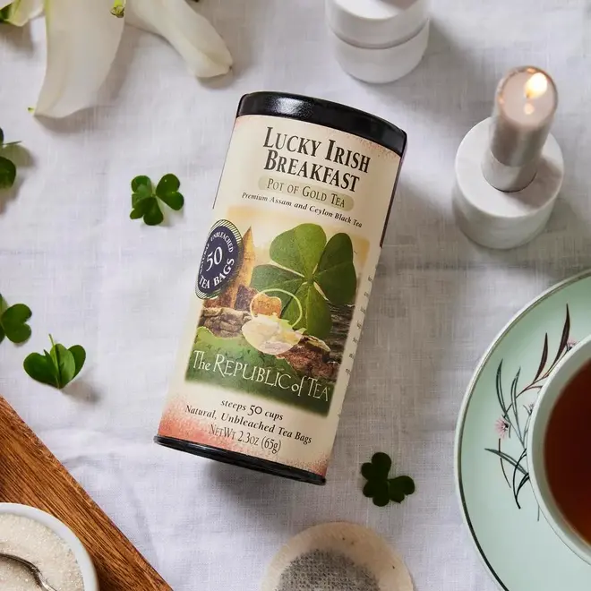 Republic of Tea Lucky Irish Breakfast 50s