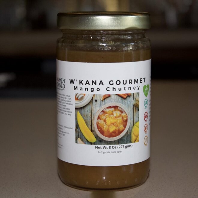 W’kana Gourmet Mango Chutney 227g