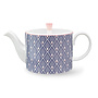 Gatsby Small Teapot in Blue & Blush Pink