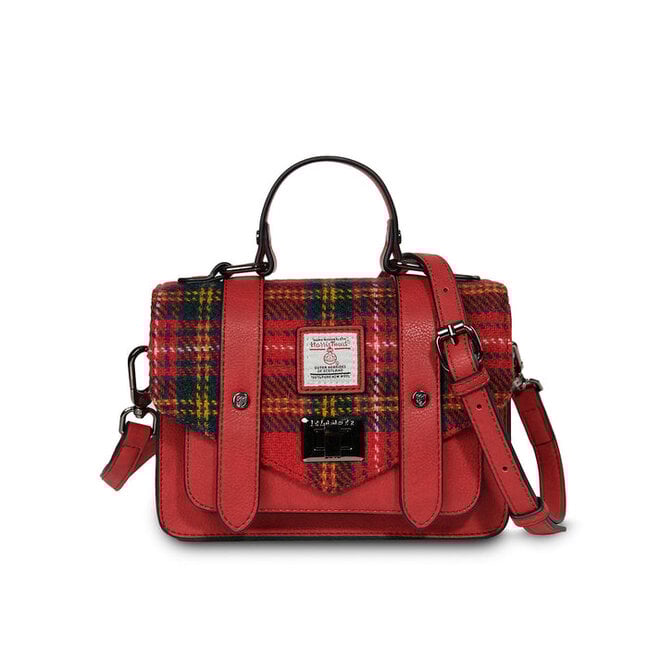 Harris Tweed Royal Stewart Tartan Mini Satchel