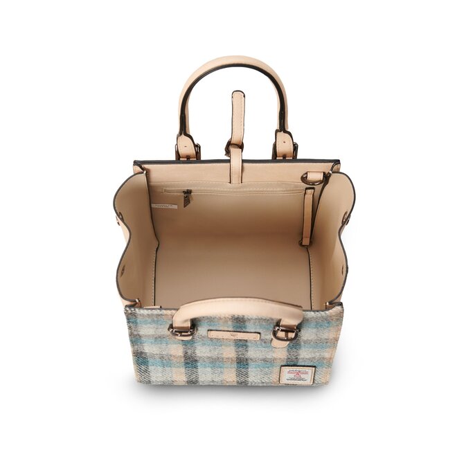 Harris Tweed Islander Tartan Medium Caillie Tote