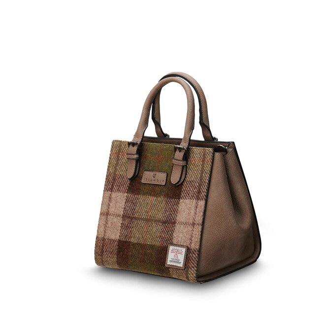 Harris Tweed Chestnut Tartan The Medium Caillie Tote