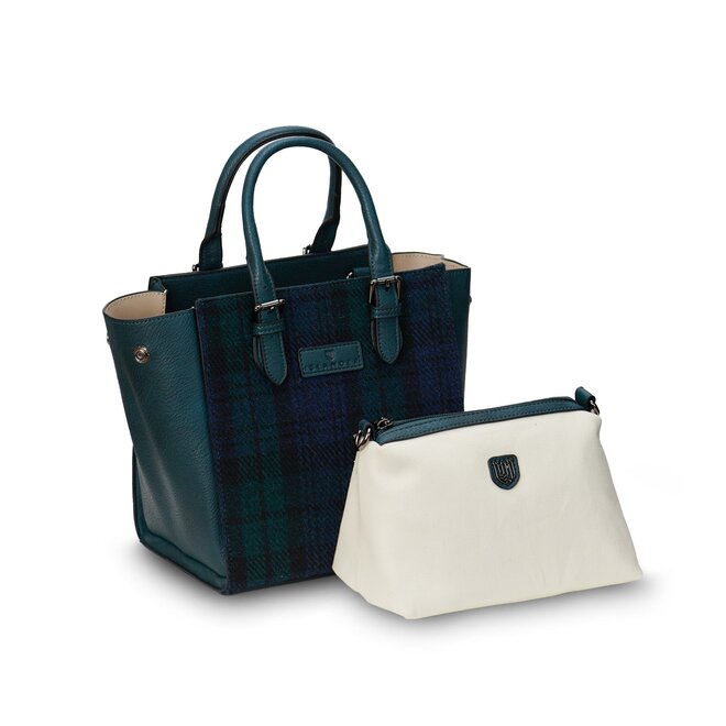 Harris Tweed Black Watch The Medium Caillie Tote