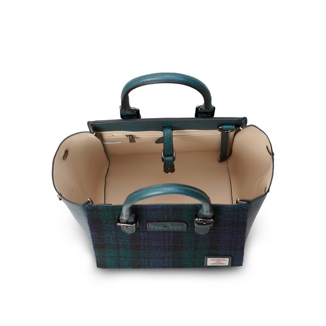Harris Tweed Black Watch The Medium Caillie Tote