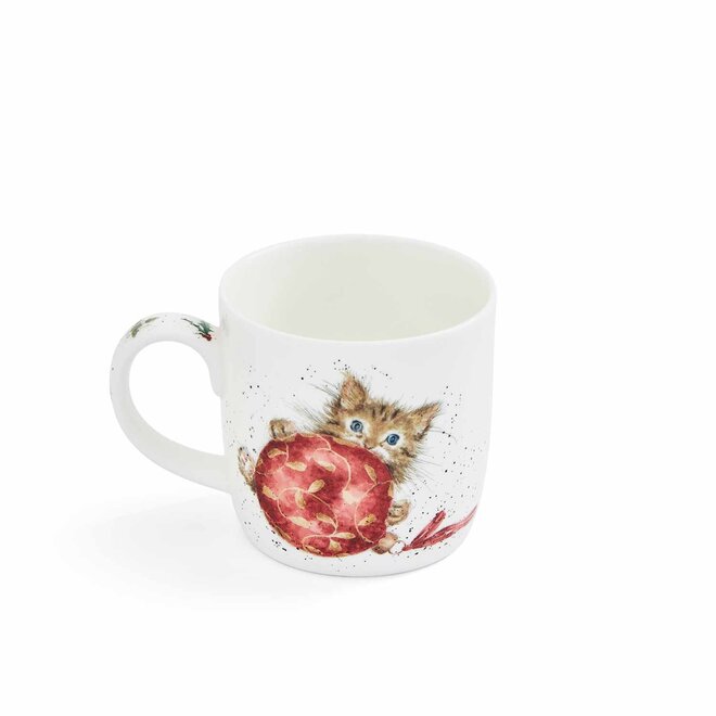 'Purr-fect Christmas' Kitten Small Mug