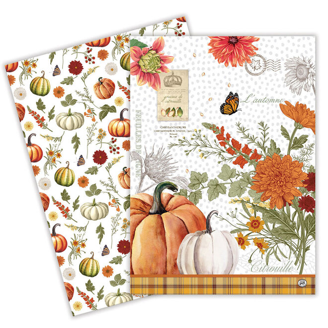 Pumpkin Delight Kitchen Towels
