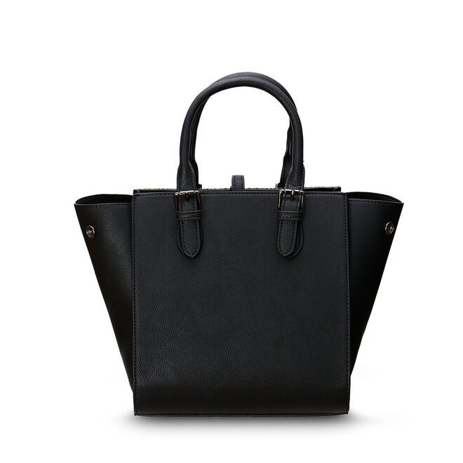 Harris Tweed Black & Grey Herringbone The Medium Caillie Tote
