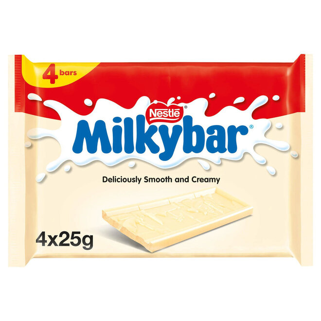 Milkybar White Chocolate 4 Pack