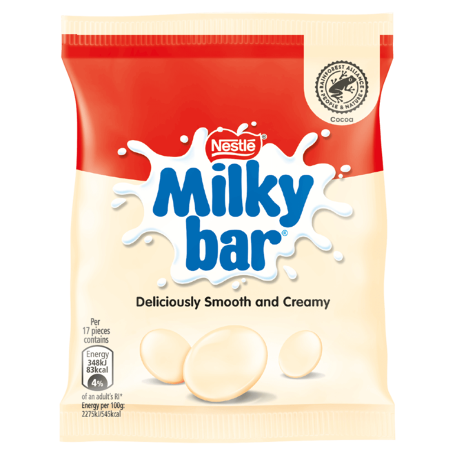 Milkybar White Chocolate Buttons Bag 30g