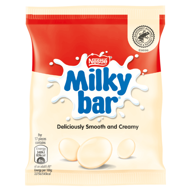 Milkybar White Chocolate Buttons Bag 30g
