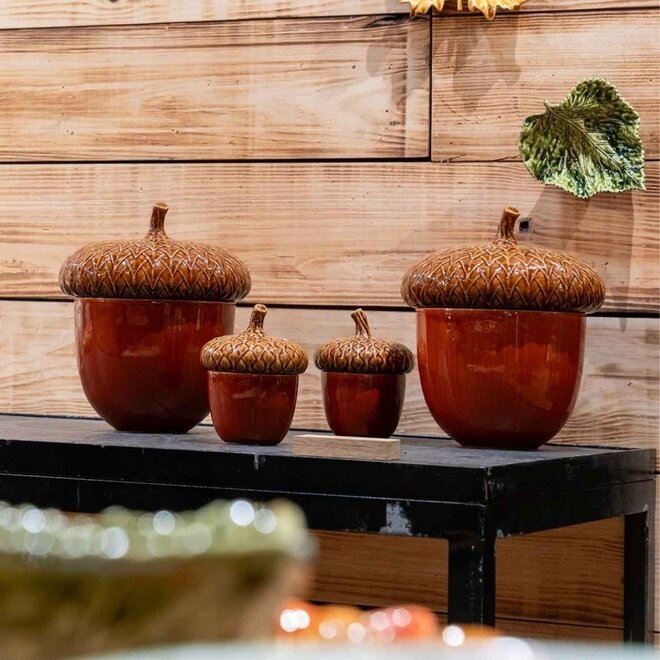 Bordallo Pinheiro x Claudia Schiffer Gudrun Small Acorn Box